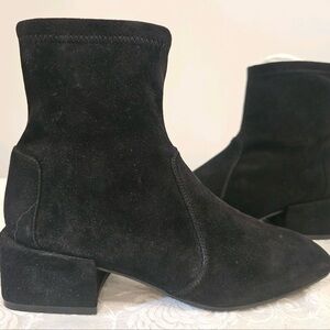 Stuart Weitzman black suede boot